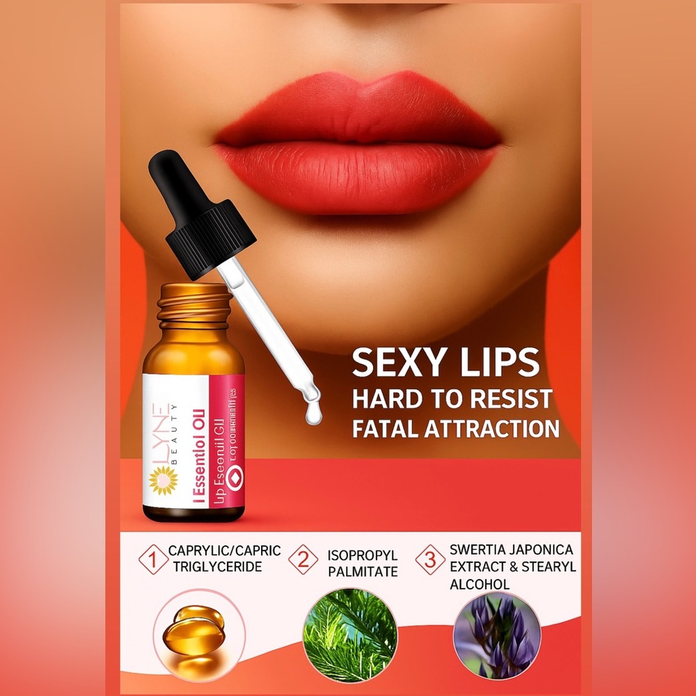 LIP ESSENTIAL OIL SERUM by LYNE BEAUTY - Picture 8 of 9